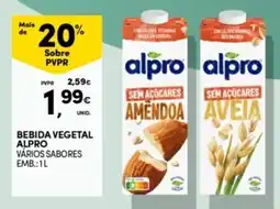 Continente Bom dia bebida vegetal alpro vários sabores promoção