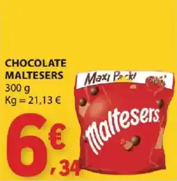E.Leclerc Chocolate maltesers promoção
