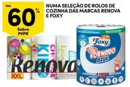 Continente Bom dia rolos de cozinha das marcas renova e foxy promoção