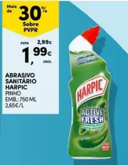 Continente Bom dia Abrasivo sanitário harpic pinho promoção