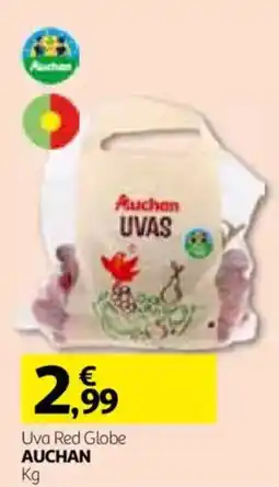 Auchan Uva Red Globe Auchan promoção