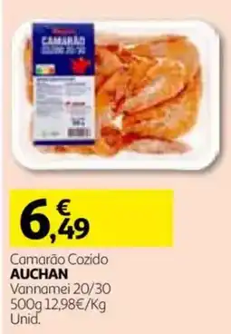 Auchan Camarão cozido auchan promoção