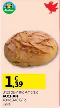 Auchan Broa de Milho Amarelo Auchan promoção