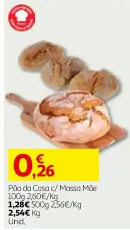 Auchan Pão da Casa c/ Massa Mãe promoção