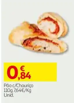 Auchan Pão c/Chouriço promoção