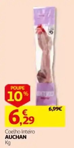 Auchan Coelho Inteiro Auchan promoção