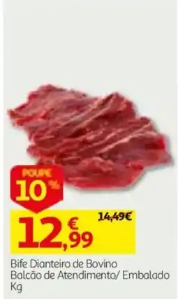 Auchan Bife Dianteiro de Bovino promoção