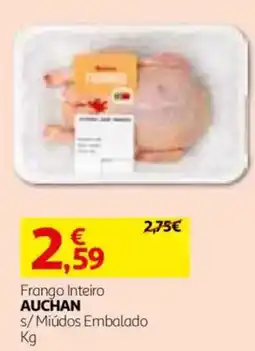 Auchan Frango Inteiro Auchan promoção