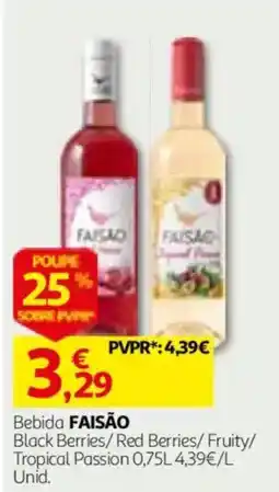 Auchan Bebida Faisão promoção