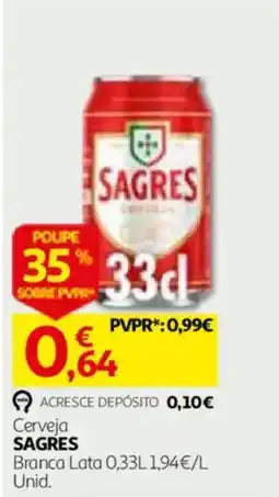 Auchan Cerveja Sagres promoção