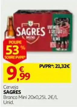 Auchan Cerveja Sagres promoção