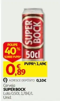 Auchan Cerveja Super Bock promoção