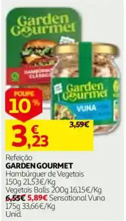 Auchan Garden Gourmet Hambúrguer de Vegetais promoção