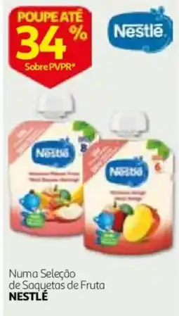 Auchan Saquetas de fruta nestlé promoção