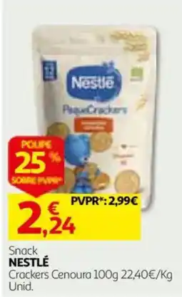 Auchan Snack Nestlé Crackers Cenoura promoção