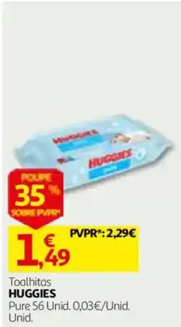 Auchan toalhitas huggies promoção