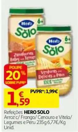 Auchan Refeições hero solo promoção