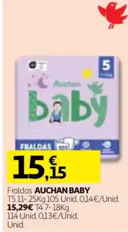 Auchan Fraldas auchan baby promoção