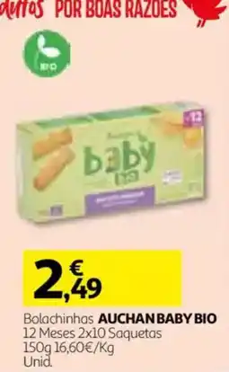 Auchan Bolachinhas auchan baby bio promoção