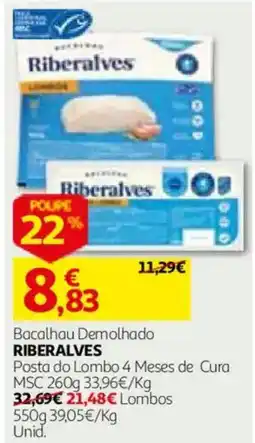 Auchan Bacalhau Demolhado Riberalves promoção