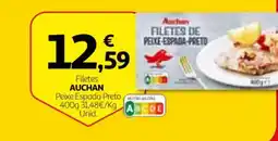 Auchan filetes auchan peixe espada preto promoção
