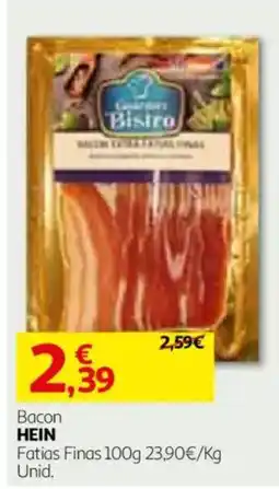 Auchan Bacon hein promoção