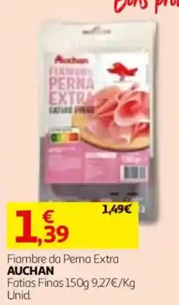 Auchan Fiambre da Perna Extra Auchan promoção