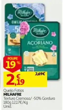 Auchan Queijo Fatias Milhafre promoção