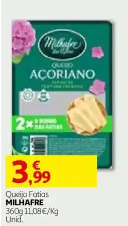 Auchan Queijo Fatias Milhafre promoção