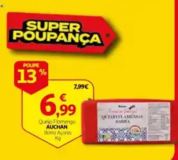 Auchan Queijo Flamengo Auchan Barra Açores promoção