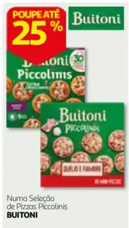 Auchan Pizzas Piccolinis Buitoni promoção