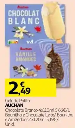 Auchan Gelado Palito Auchan promoção