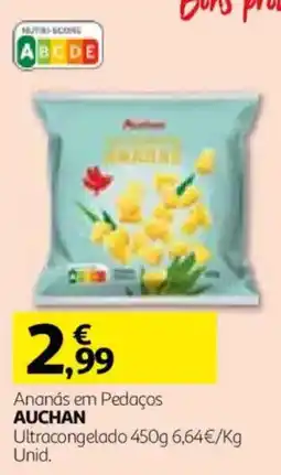 Auchan Ananás em pedaços auchan promoção