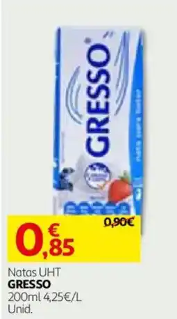 Auchan Natas UHT Gresso promoção