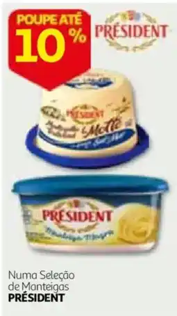 Auchan Numa Seleção de Manteigas Président promoção