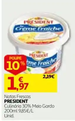 Auchan Natas Frescas President promoção