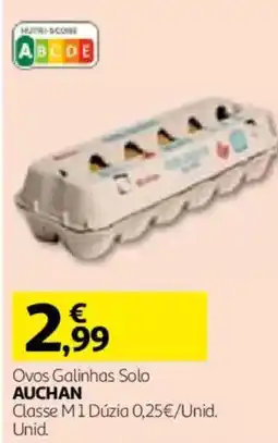 Auchan ovos galinhas solo auchan promoção