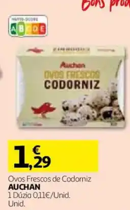 Auchan ovos frescos de codorniz auchan promoção