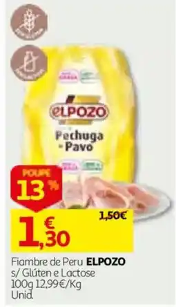 Auchan Fiambre de Peru elpozo promoção