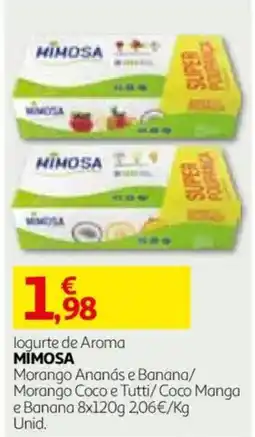 Auchan logurte de aroma mimosa promoção