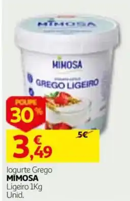 Auchan logurte grego mimosa promoção
