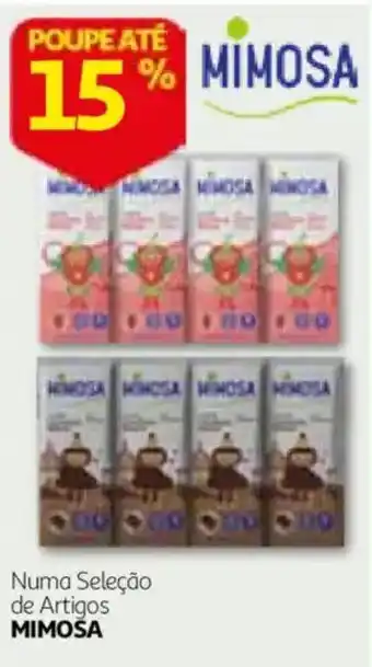 Mimosa numa seleção de artigos mimosa