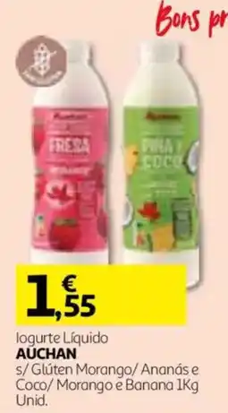 Auchan logurte líquido auchan promoção