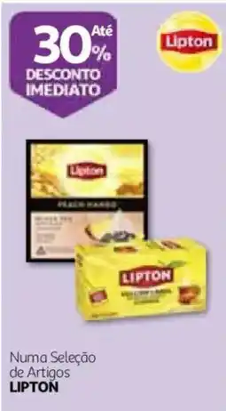 Auchan Numa seleção de artigos lipton promoção