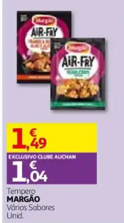 Auchan Tempero margão vários sabores promoção