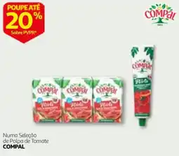 Auchan Polpa de Tomate Compal promoção