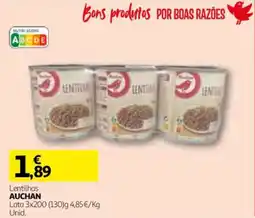 Auchan Lentilhas auchan promoção