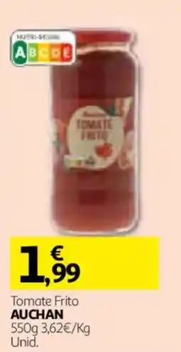Auchan Tomate Frito Auchan promoção