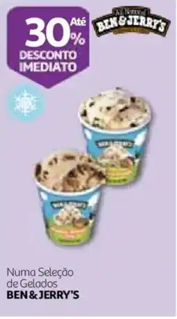 Auchan Numa seleção de gelados ben & jerry's promoção