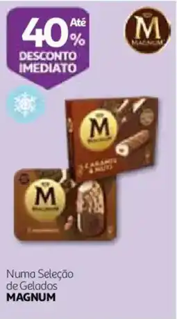 Auchan Numa seleção de gelados magnum promoção